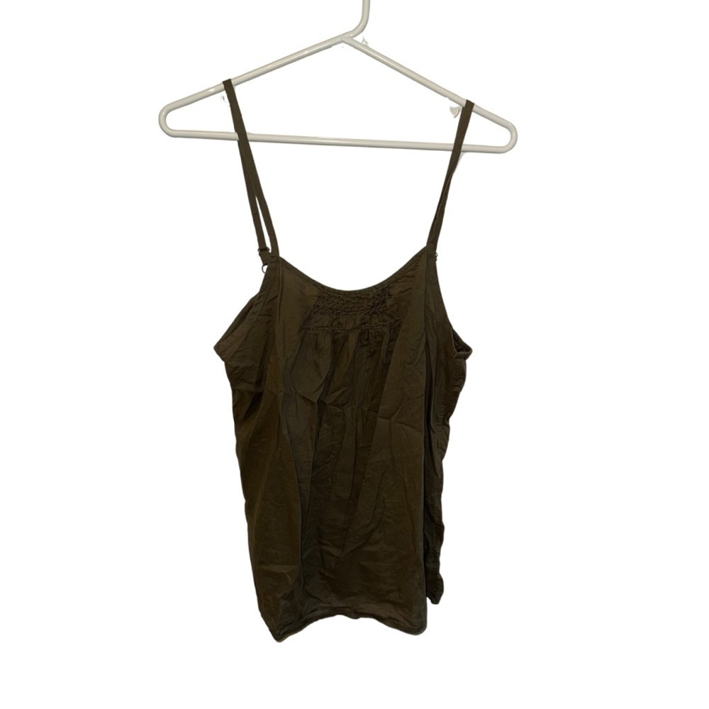 Old Navy Green Fitted Camisole Top